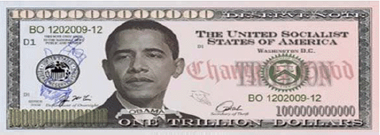 Obama's trillion dollar bill
